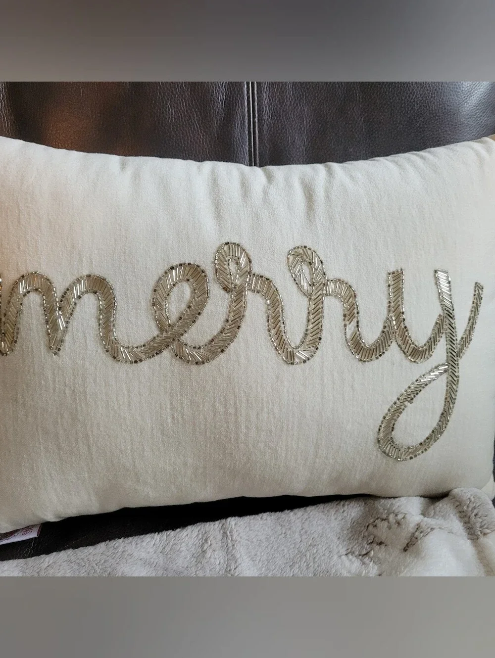 Holiday Decorative Throw Pillow Set & Throw Blanket